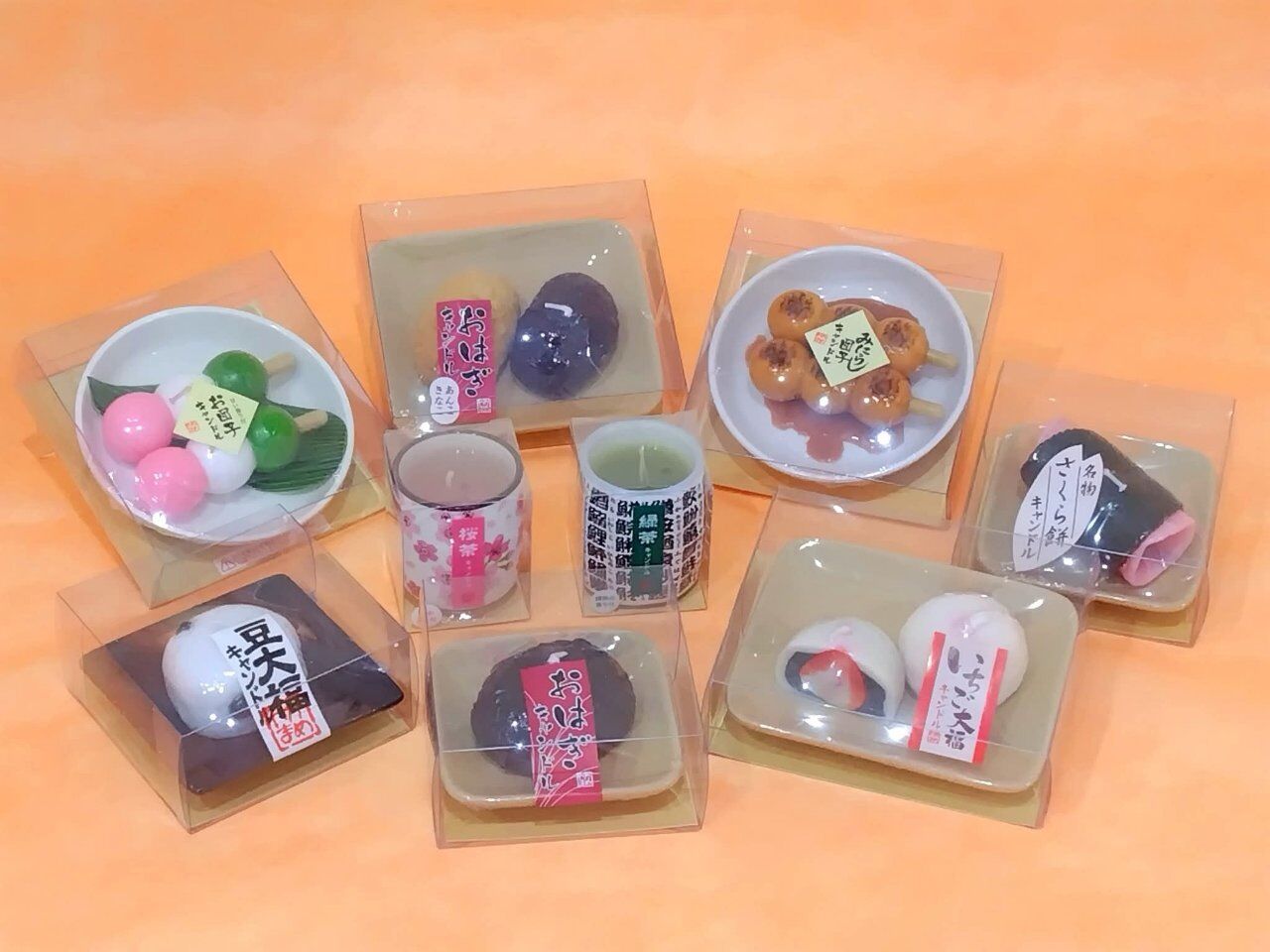 〈五感の芸術〉和菓子ローソクが人気