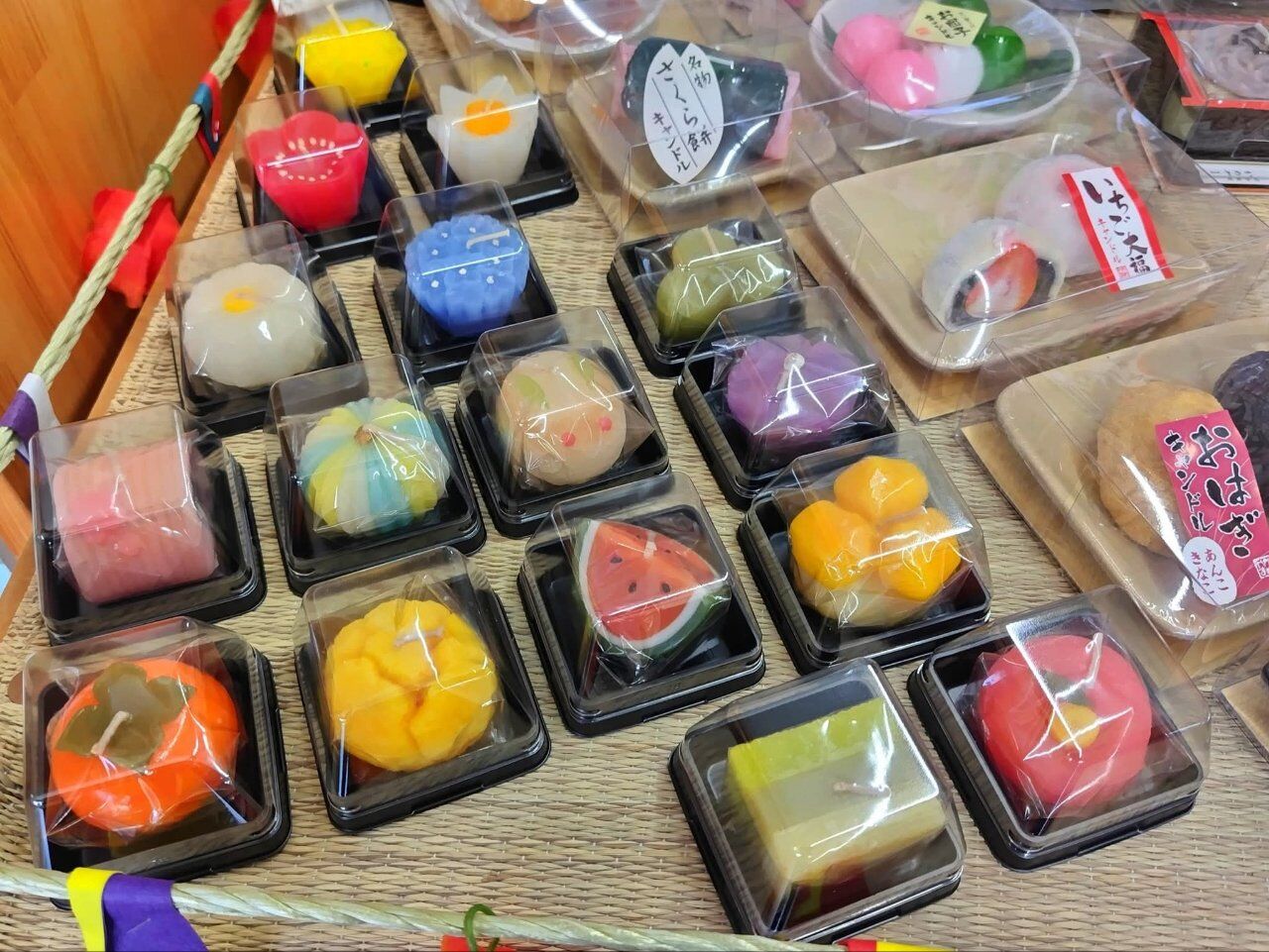 和菓子キャンドルがおススメ