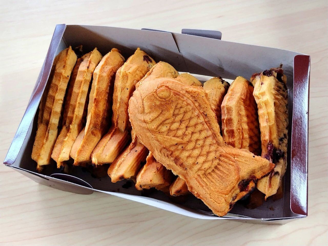 たい焼きの差し入れ