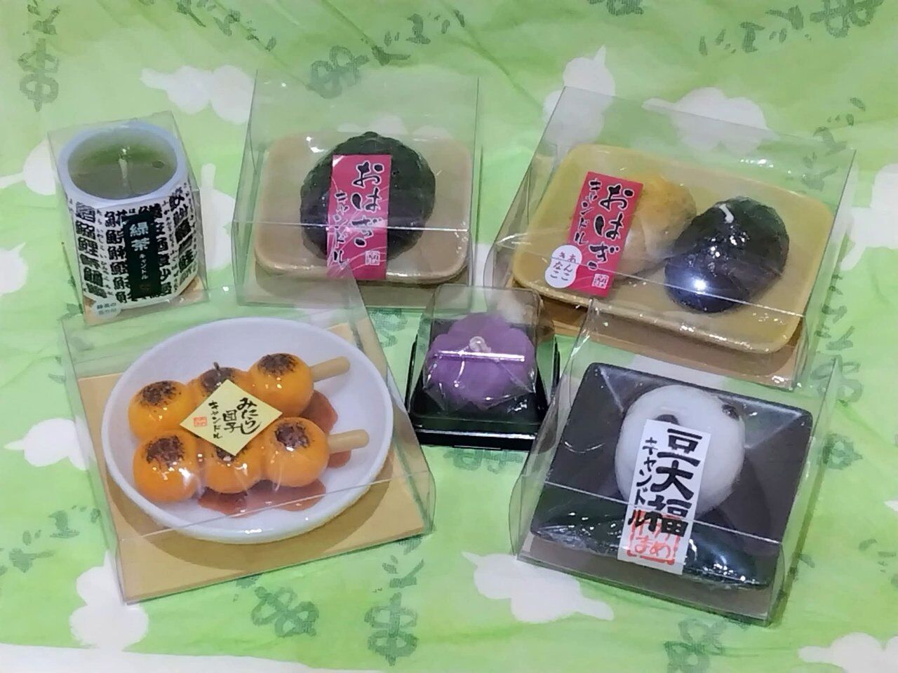 和菓子キャンドルが人気